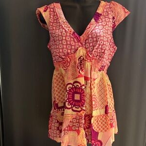 Chic Multicolor Women's Blouse